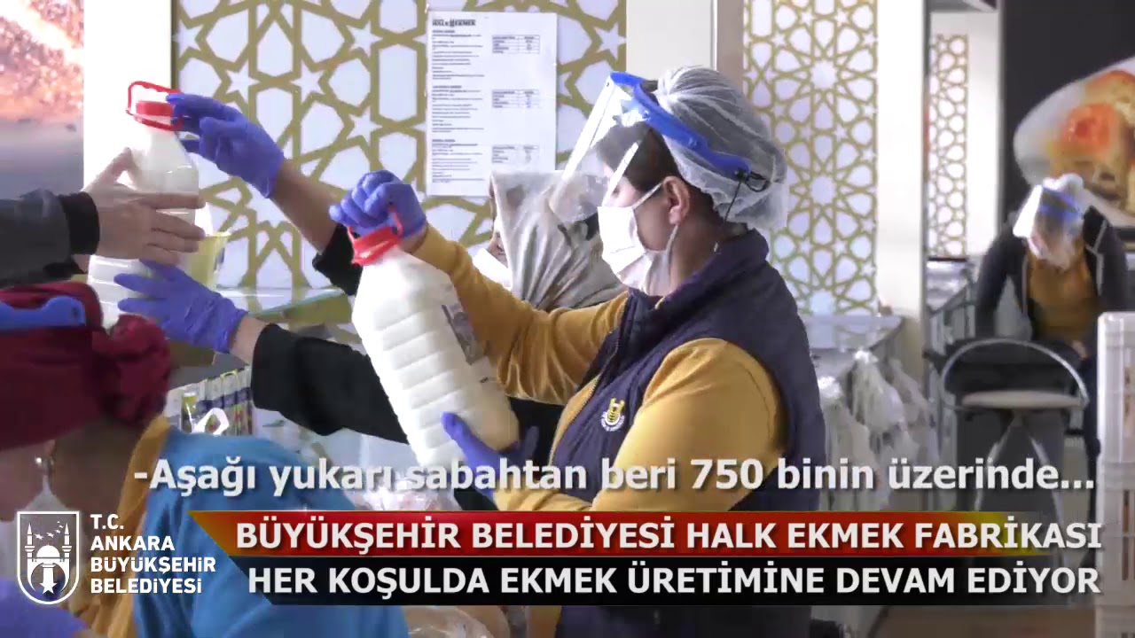 BÜYÜKŞEHİR BELEDİYESİ HALK EKMEK FABRİKASI HER KOŞULDA EKMEK ÜRETİMİNE DEVAM EDİYOR