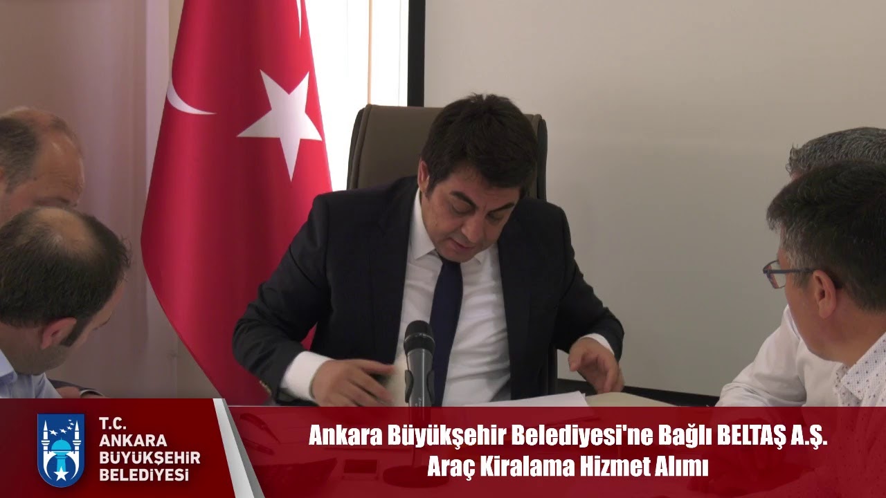 Ankara Büyükşehir Belediyesi'ne Bağlı BELTAŞ A.Ş. Araç Kiralama Hizmet Alımı