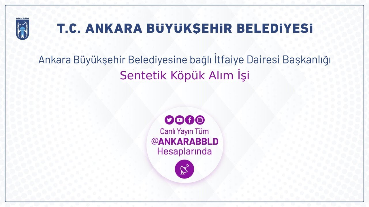 İtfaiye Dairesi Başkanlığı Sentetik Köpük Alım İşi