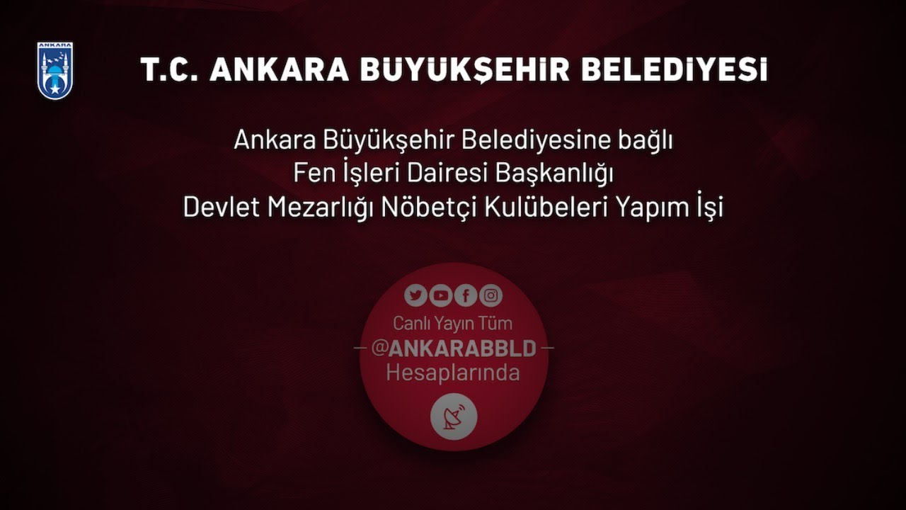 Fen İşleri Dairesi Başkanlığı Devlet Mezarlığı Nöbetçi Kulübeleri Yapım İşi