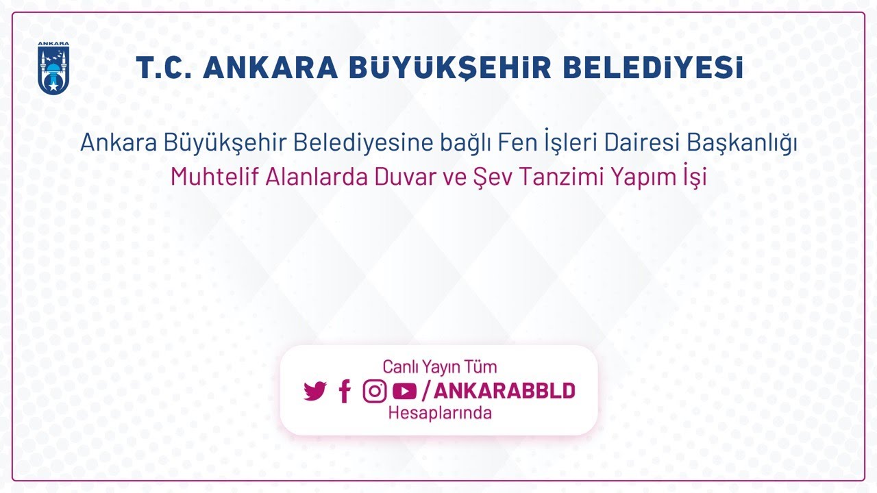 Fen İşleri Dairesi Başkanlığı Muhtelif Alanlarda Duvar ve Şev Tanzimi Yapım İşi