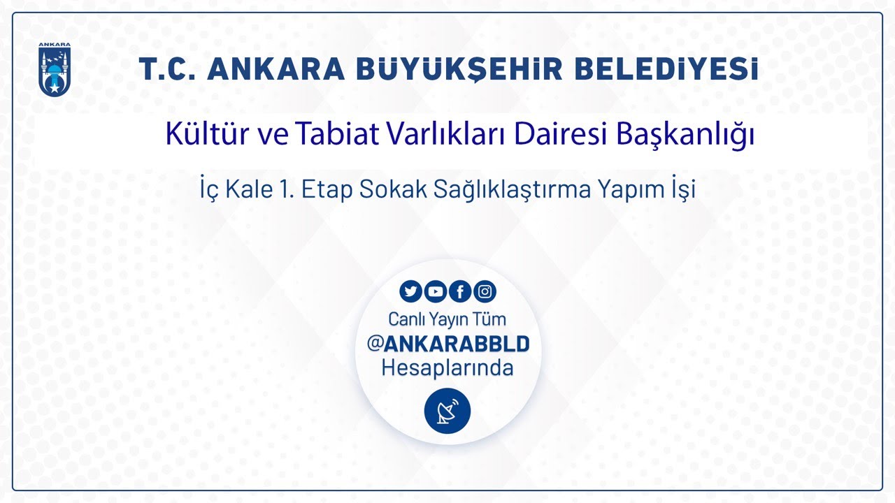 Kültür ve Tabiat Varlıkları Dairesi Başkanlığı İç Kale 1.Etap Sokak Sağlıklaştırma Yapım İşi