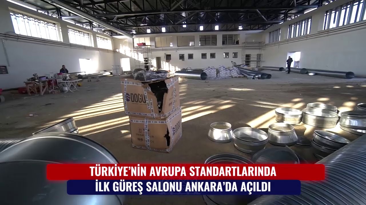 TÜRKİYE&#39;NİN AVRUPA STANDARTLARINDA İLK GÜREŞ SALONU ANKARA&#39;DA AÇILDI