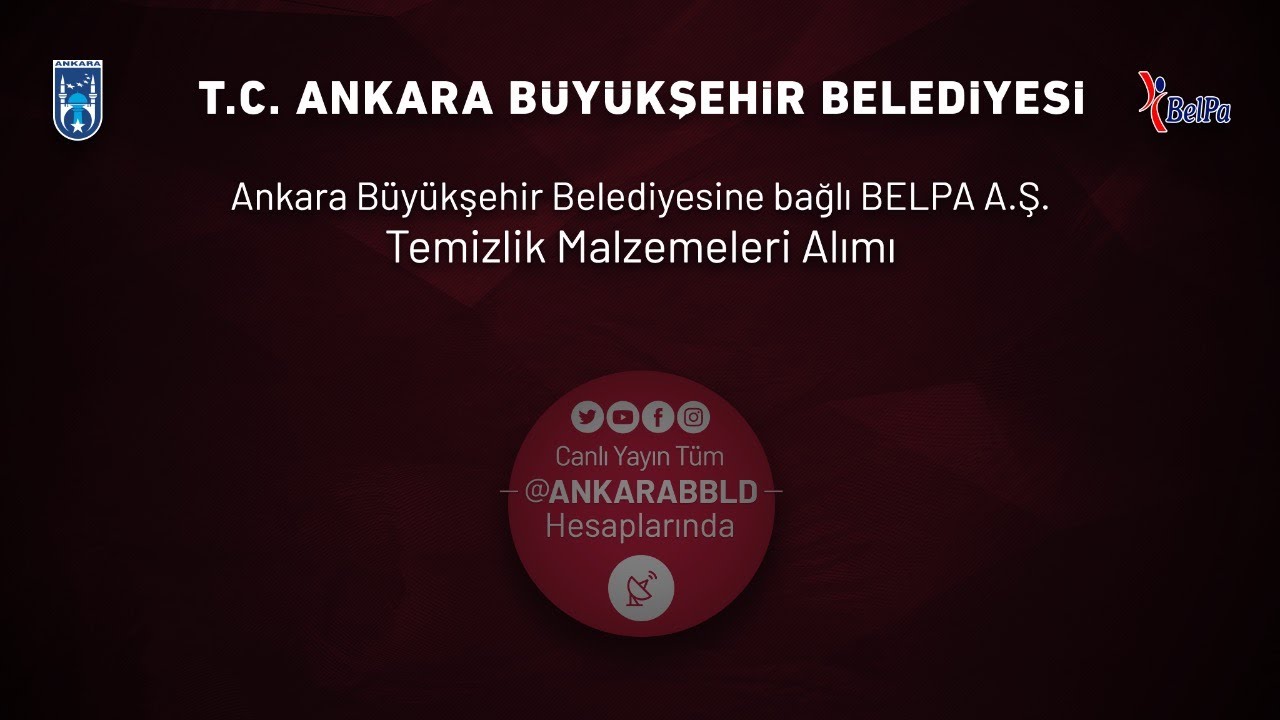 BELPA A.Ş. Temizlik Malzemeleri Alımı