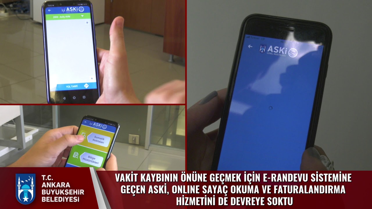 ASKİ Genel Müdürlüğü&#39;nün ASKİ Mobil Uygulaması Sayesinde Abonelik İşlemleri Artık Çok Kolay