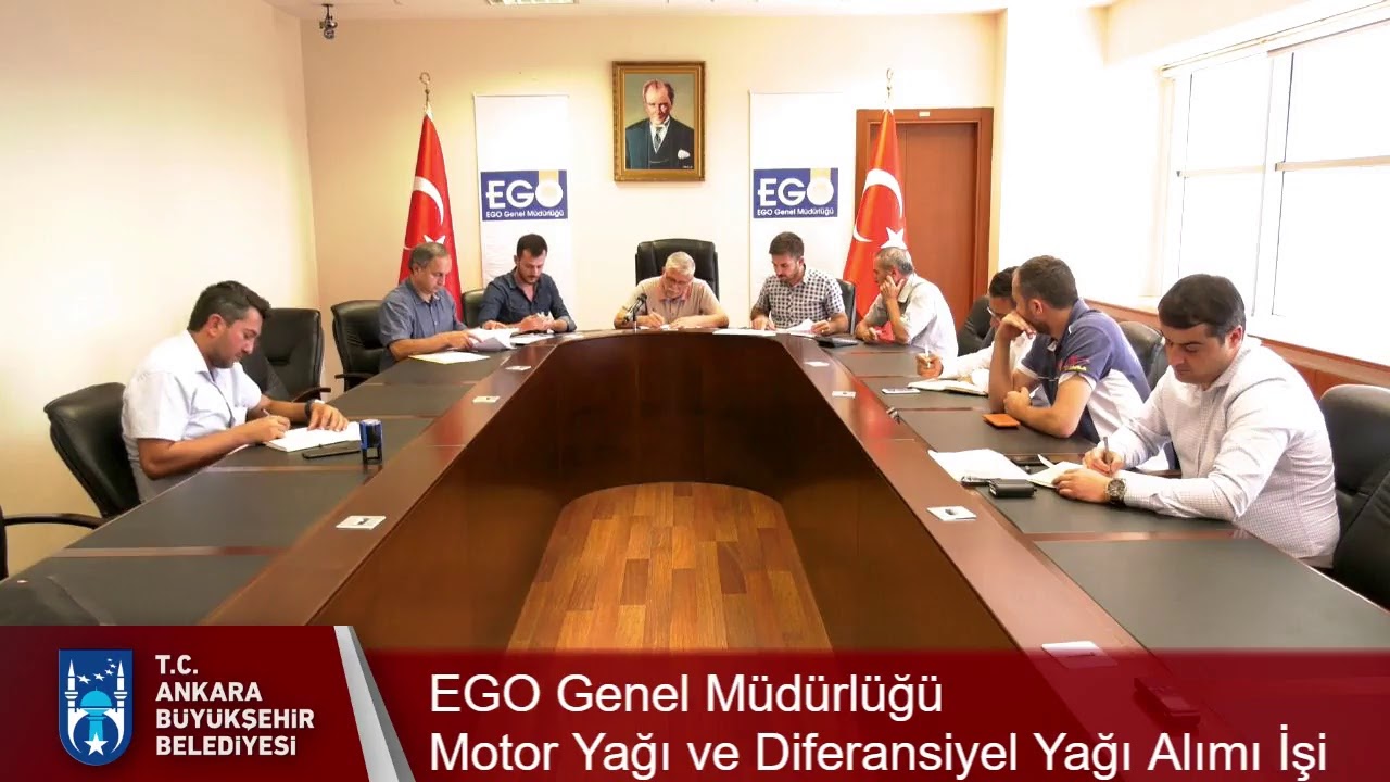 EGO Genel Müdürlüğü   Motor Yağı ve Diferansiyel Yağı Alımı İşi