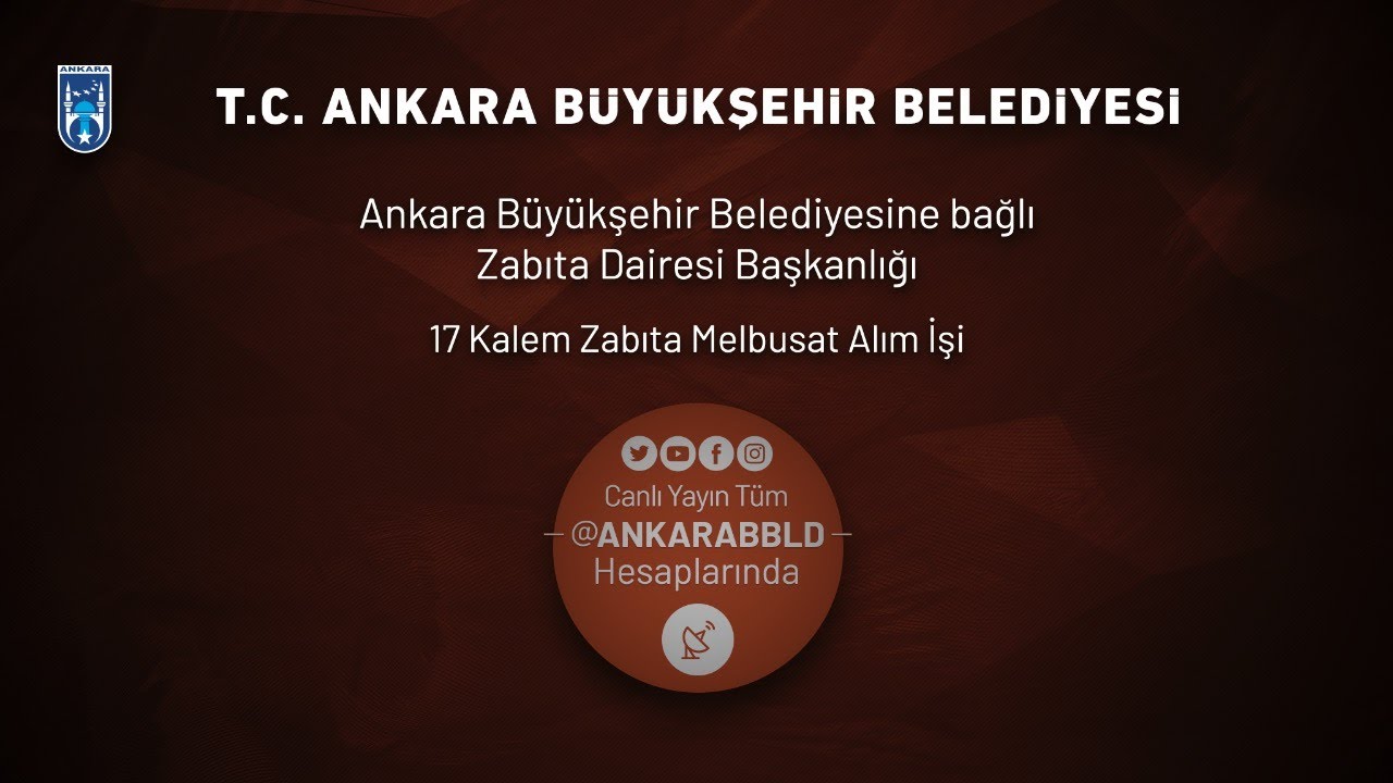 Zabıta Dairesi Başkanlığı  17 Kalem Zabıta Melbusat Alımı İhalesi İşi