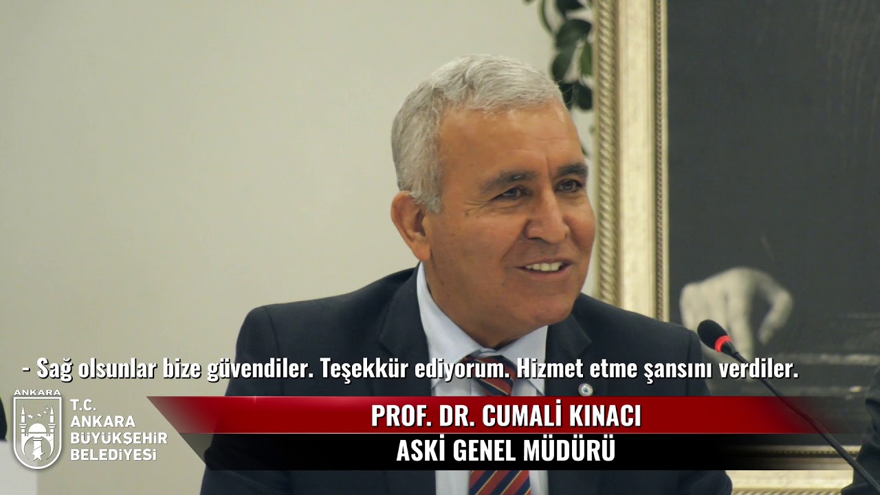 ASKİ GENEL MÜDÜRÜ PROF.  DR. CUMALİ KINACI’YA VEDA YEMEĞİ