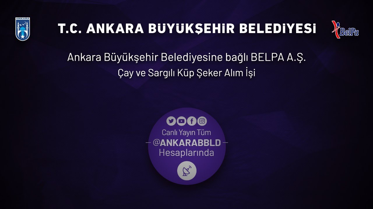 BELPA A.Ş. Çay ve Sargılı Küp Şeker Alımı İşi