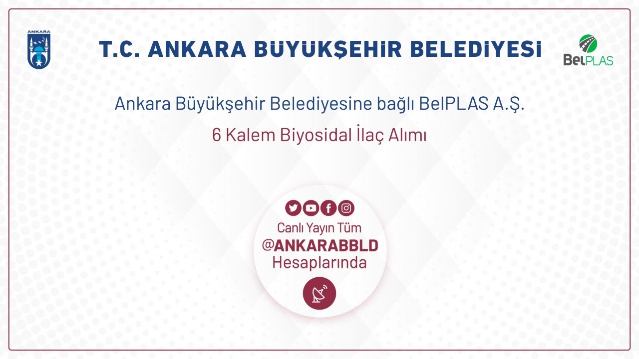 BelPLAS A.Ş.     Biyosidal İlaç Alımı (6 Kalem)