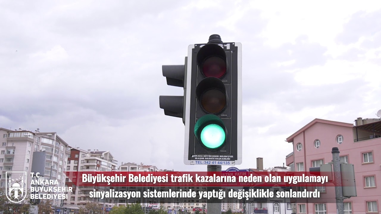 Başkent&#39;te trafik ışıklarında yeşil flaş uygulaması sona eriyor