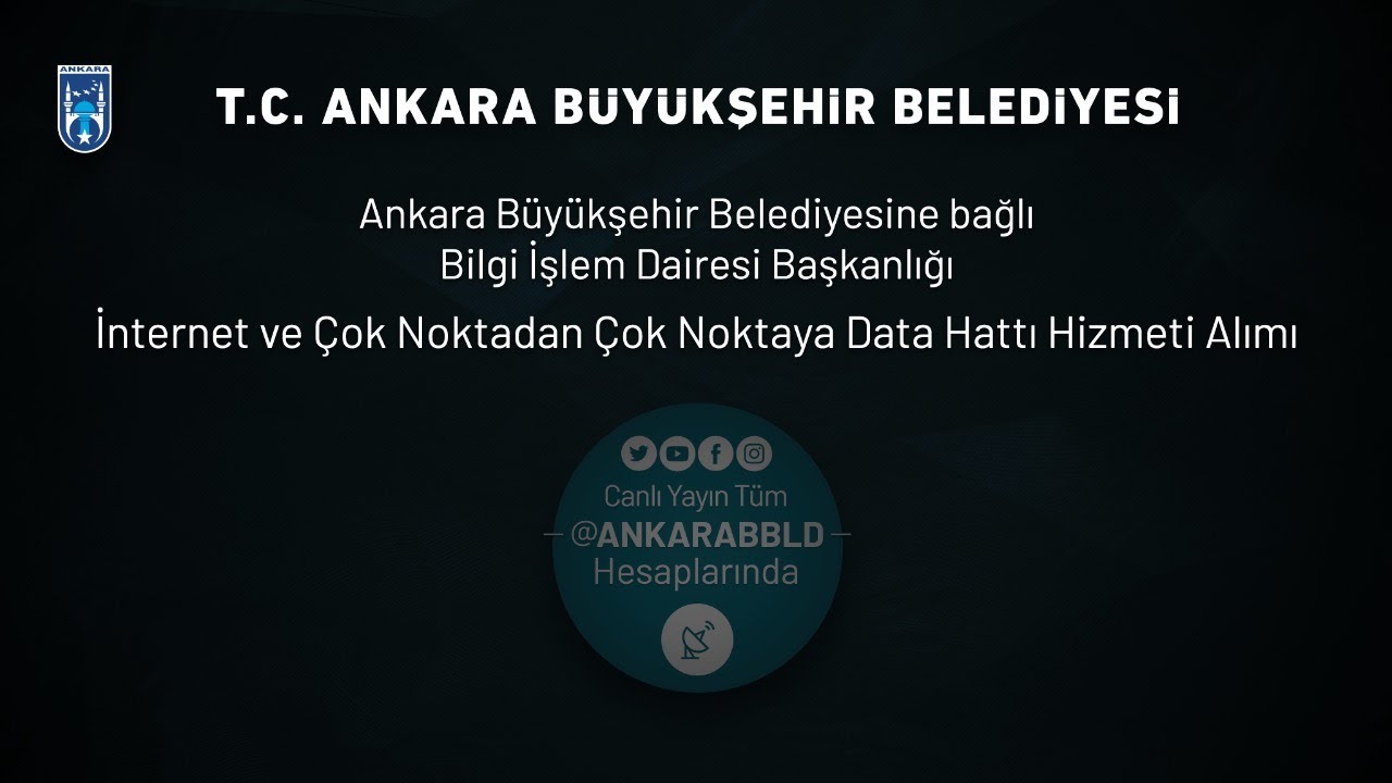 Bilgi İşlem Dairesi Başkanlığı İnternet ve Çok Noktadan Çok Noktaya Data Hattı Hizmeti Alımı