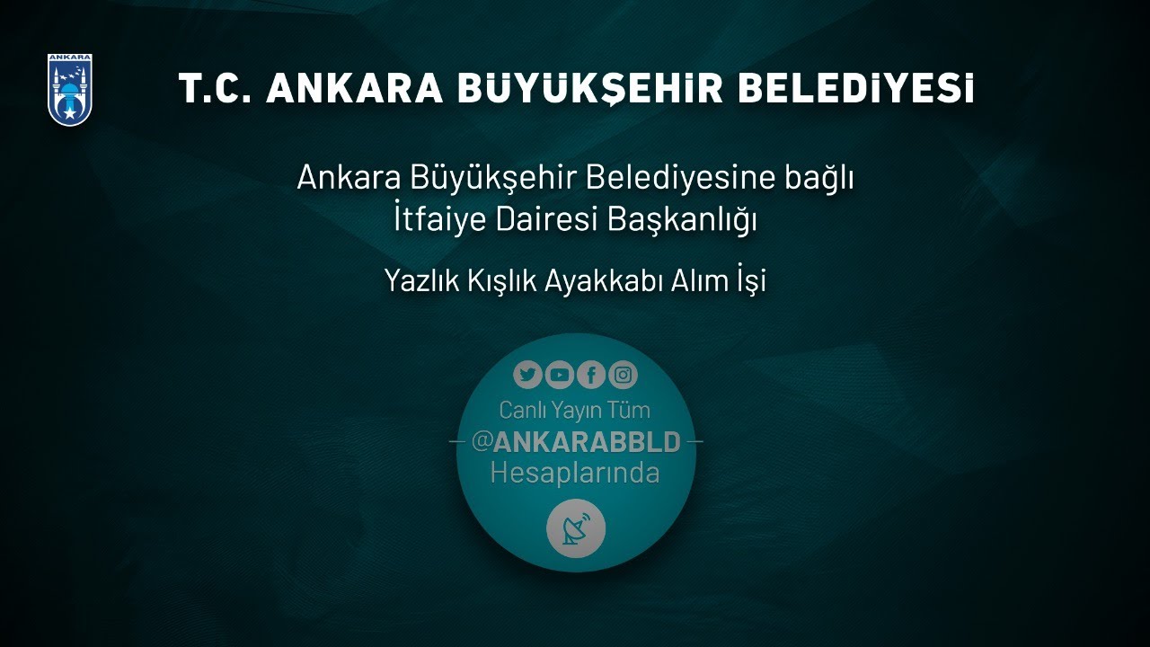 İtfaiye Dairesi Başkanlığı Yazlık - Kışlık Ayakkabı Alımı İhalesi İşi