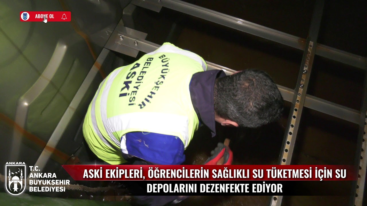 BAŞKENTTEKİ  İLKOKULLARIN SU DEPOSU TEMİZLİĞİ