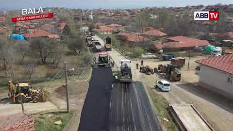 BÜYÜKŞEHİR ÇALIŞIYOR, AFŞAR MAHALLESİ&#39;NDE YOLLAR YENİLENİYOR