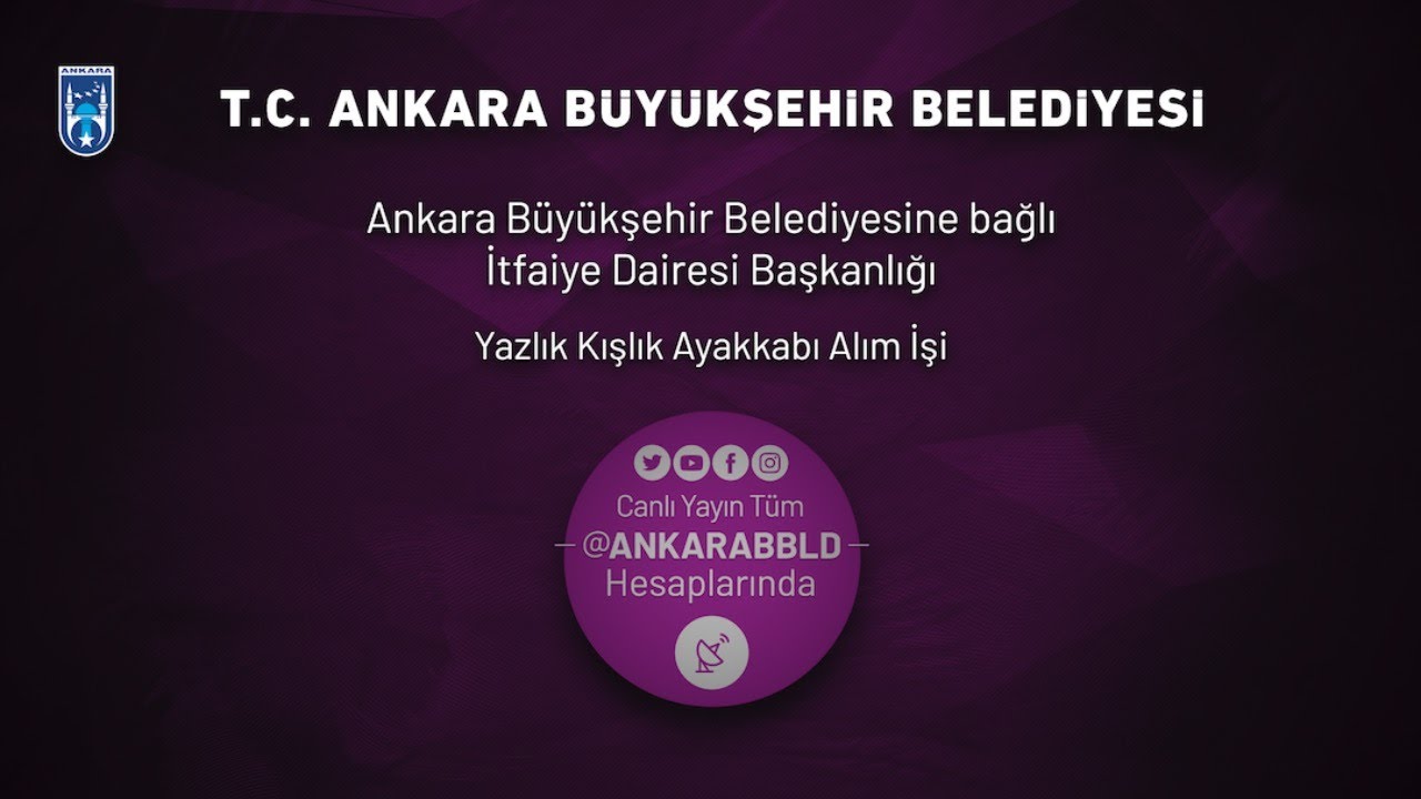 İtfaiye Dairesi Başkanlığı Yazlık Kışlık Ayakkabı Alım İşi