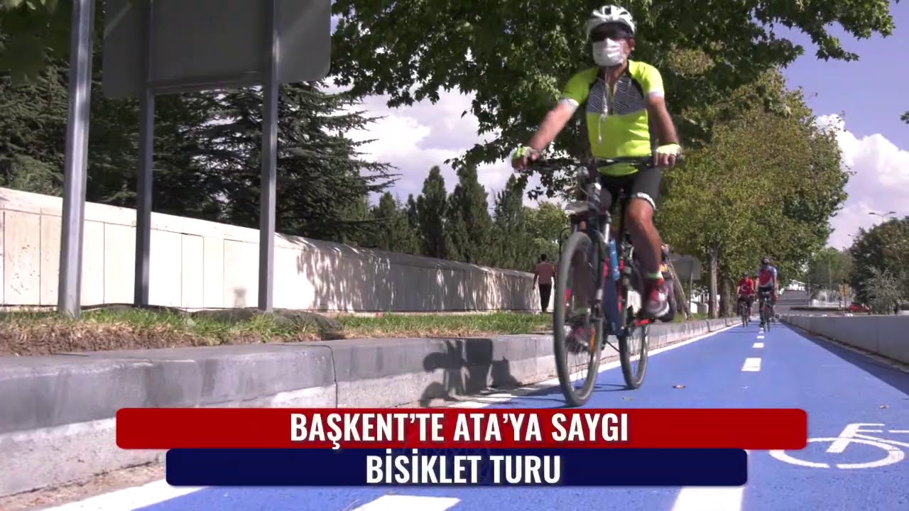 BAŞKENT&#39;TE &quot;ATA&#39;YA SAYGI&quot; BİSİKLET TURU