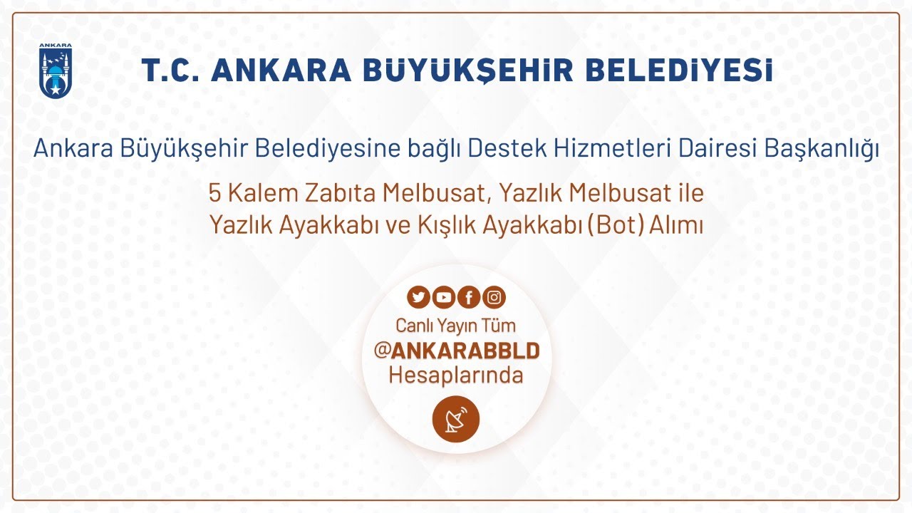5 Kalem Zabıta Melbusat, Yazlık Melbusat ile Yazlık Ayakkabı ve Kışlık Ayakkabı (Bot) Alımı