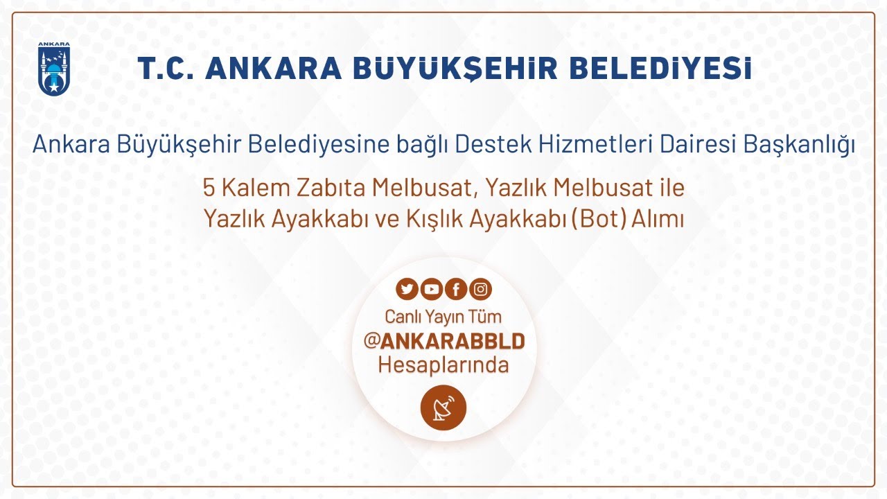 5 Kalem Zabıta Melbusat, Yazlık Melbusat ile Yazlık Ayakkabı ve Kışlık Ayakkabı (Bot) Alımı