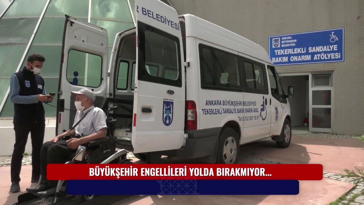 BÜYÜKŞEHİR ENGELLİLERİ YOLDA BIRAKMIYOR