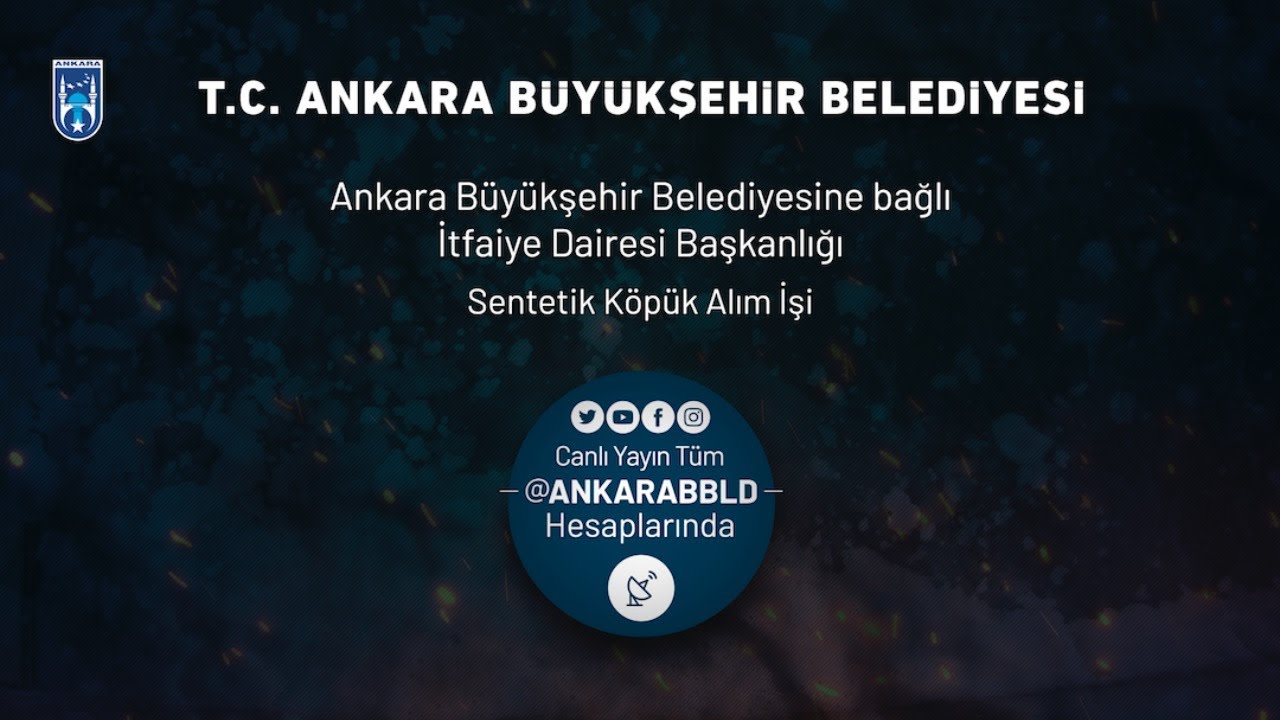 İtfaiye Dairesi Başkanlığı Sententik Köpük Alımı