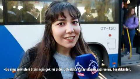 ODTÜ&#39;DE ÜCRETSİZ RİNG SEFERLERİNE ÖĞRENCİLERDEN YOĞUN İLGİ