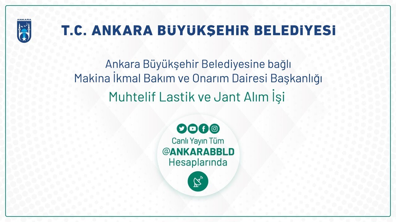 Makina İkmal Bakım ve Onarım Dairesi Başkanlığı Muhtelif Lastik ve Jant Alım İşi