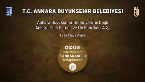 Ankara Halk Ekmek ve Un Fabrikası A.Ş. Pres Maya Alımı