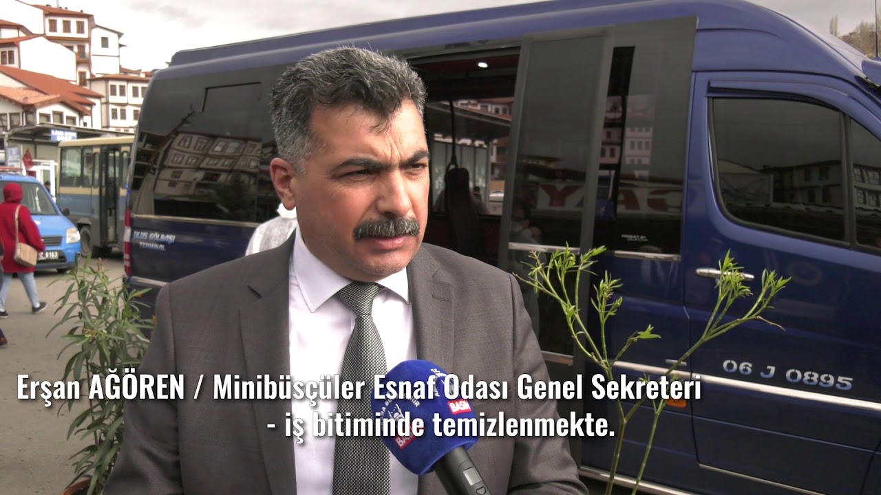 BÜYÜKŞEHİR&#39;DEN DOLMUŞLARDA DEZENFEKTE ÇALIŞMALARINA SIKI TAKİP