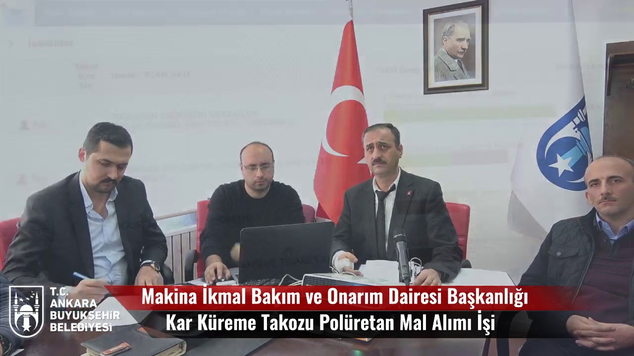 Makina İkmal Bakım ve Onarım Dairesi Başkanlığı Kar Küreme Takozu Poliüretan Mal Alımı İşi