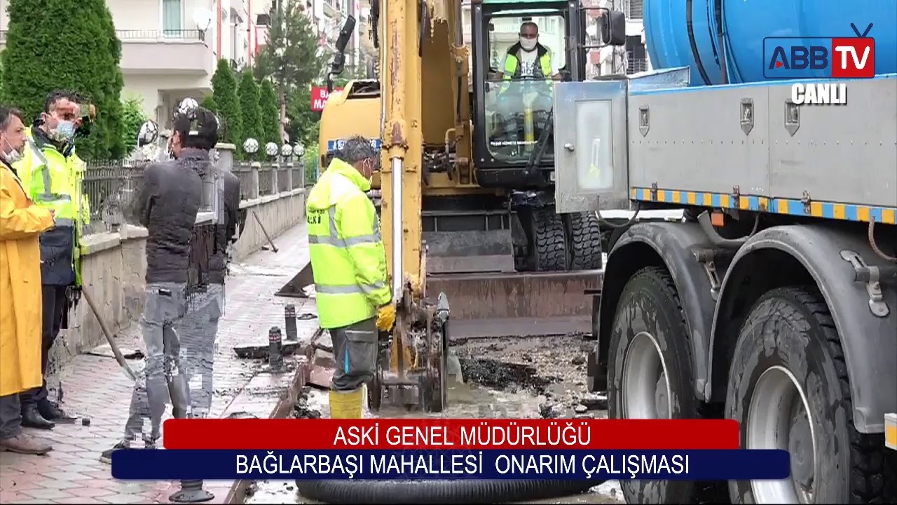 ASKİ GENEL MÜDÜRLÜĞÜ BAĞLARBAŞI MAHALLESİ  ONARIM ÇALIŞMASI