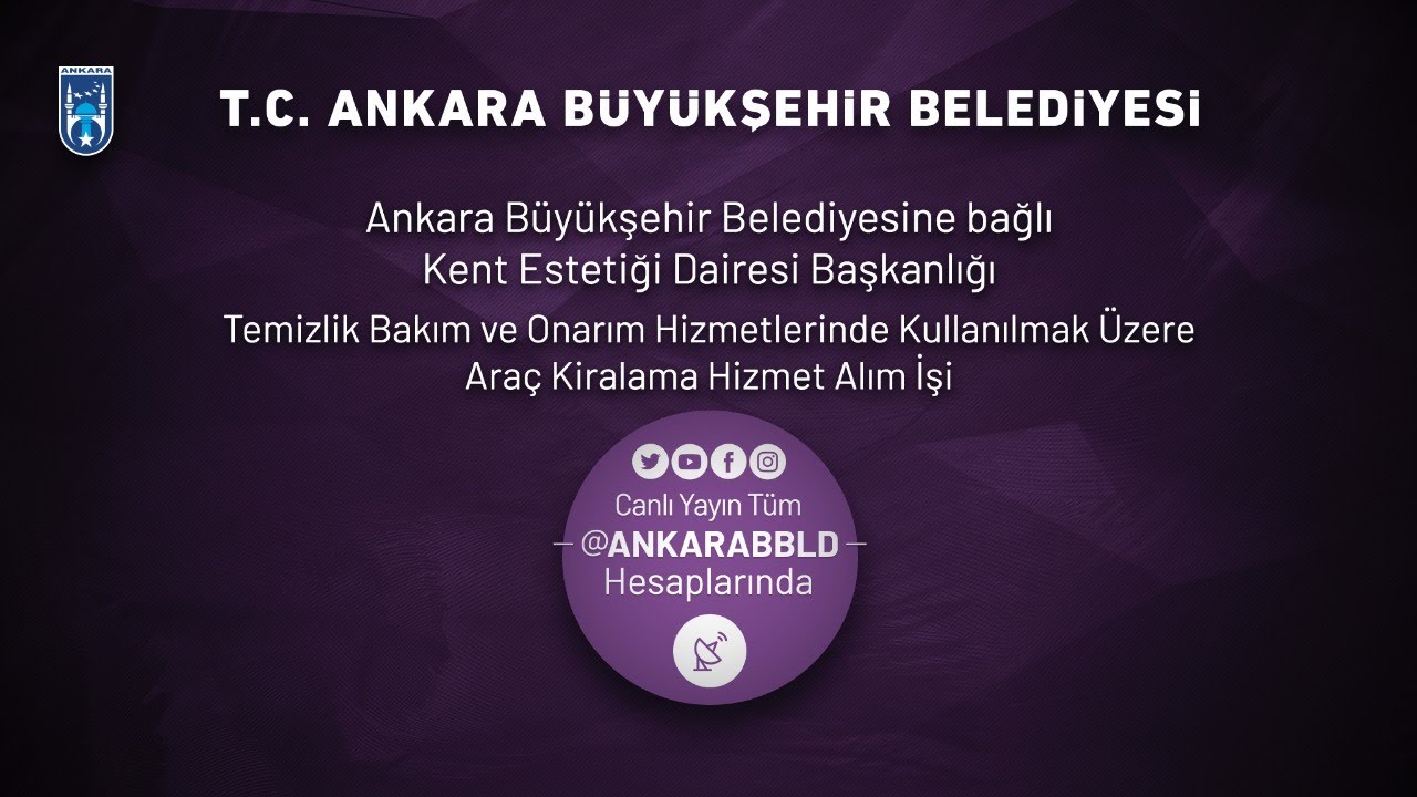 Temizlik Bakım ve Onarım Hizmetlerinde Kullanılmak Üzere Araç Kiralama Hizmeti Alımı İhalesi İşi