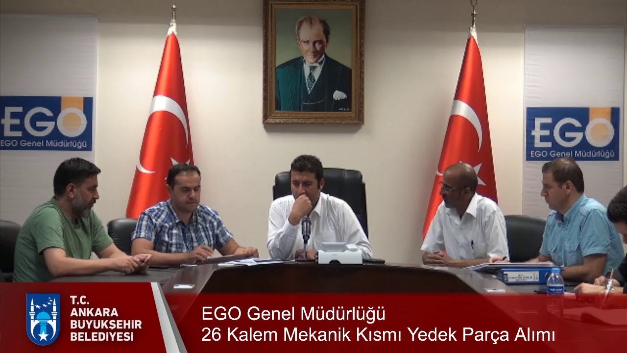 EGO Genel Müdürlüğü  26 Kalem Mekanik Kısmı Yedek Parça Alımı