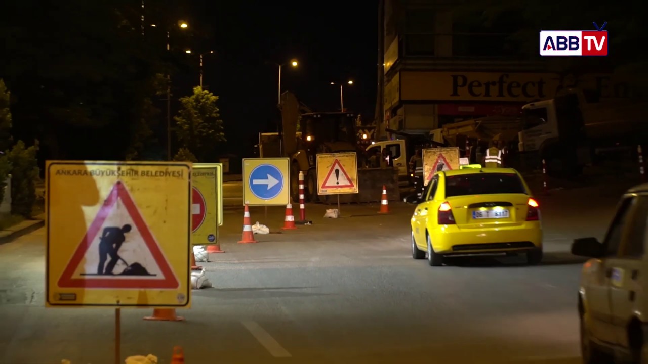 TÜRK KIZILAYI CADDESİ KÖPRÜLÜ KAVŞAK ÇALIŞMASI NEDENİYLE TRAFİĞE KAPATILDI