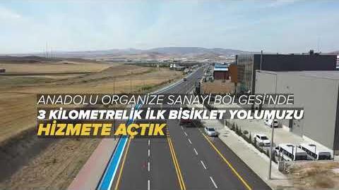 ANADOLU OSB'DE 3 KİLOMETRELİK İLK BİSİKLET YOLUMUZU HİZMETE AÇTIK