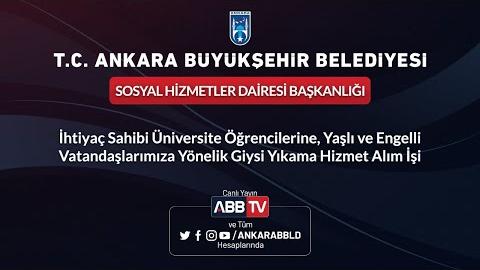 SOSYAL HİZMETLER DAİRESİ BAŞKANLIĞI -Yaşlı ve Engelli Vatandaşlarımıza Yönelik Giysi Yıkama Hizmet A