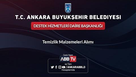 DESTEK HİZMETLERİ DAİRESİ BAŞKANLIĞI - Temizlik Malzemeleri Alımı