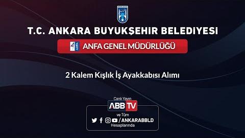 ANFA GENEL MÜDÜRLÜĞÜ 2 Kalem Kışlık İş Ayakkabısı Alımı