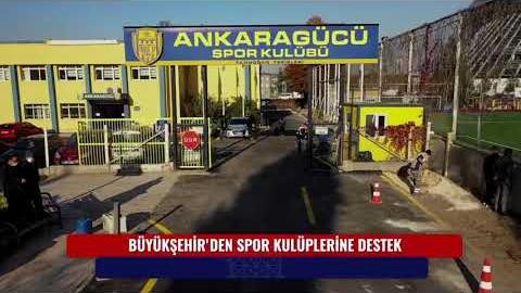 BÜYÜKŞEHİR'DEN SPOR KULÜPLERİNE DESTEK