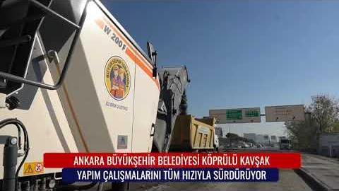 BÜYÜKŞEHİR BELEDİYESİ KÖPRÜLÜ KAVŞAK YAPIM ÇALIŞMALARINI TÜM HIZIYLA SÜRDÜRÜYOR