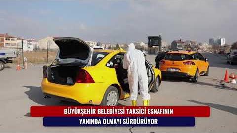 BÜYÜKŞEHİR BELEDİYESİ TAKSİCİ ESNAFINA DESTEĞİNİ SÜRDÜRÜYOR