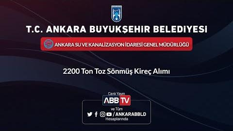 ASKİ GENEL MÜDÜRLÜĞÜ 2200 Ton Toz Sönmüş Kireç Alımı