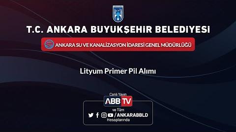 ASKİ - Lityum Primer Pil Alımı