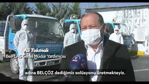 BELEDİYE İŞTİRAKİMİZ BELPLAS DÜŞÜK MALİYETE KENDİ BUZ ÇÖZÜCÜ SOLÜSYONUMUZU ÜRETİYOR