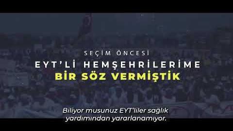 DAİMA EYT'Lİ HEMŞEHRİLERİMİZİN YANINDA OLACAĞIZ