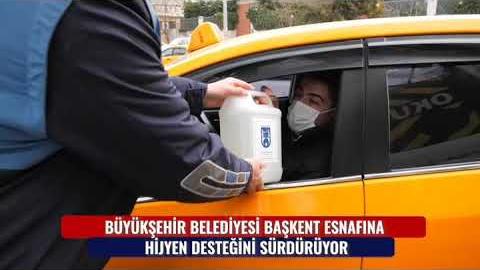 BÜYÜKŞEHİR BAŞKENT ESNAFINA HİJYEN DESTEĞİNİ SÜRDÜRÜYOR