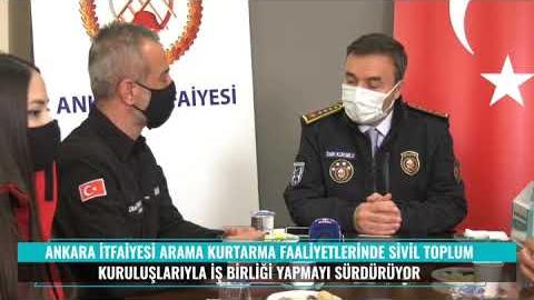 ANKARA İTFAİYESİ ARAMA KURTARMALARDA ANDA İLE İŞ BİRLİĞİ YAPACAK