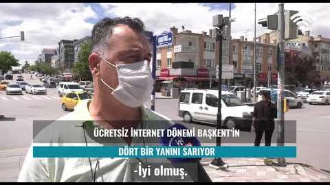 ÜCRETSİZ İNTERNET DÖNEMİ BAŞKENT’İN DÖRT BİR YANINI SARIYOR