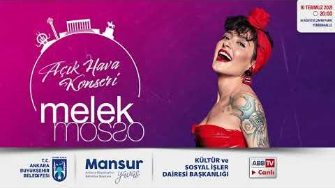 "Büyükşehir Parklarda": Müzik ve Mutluluk Zamanı Melek Mosso Konseri 10 Temmuz'da Zafer Parkında.