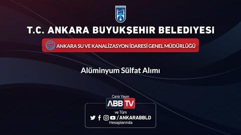 ASKİ GENEL MÜDÜRLÜĞÜ Alüminyum Sülfat Alımı